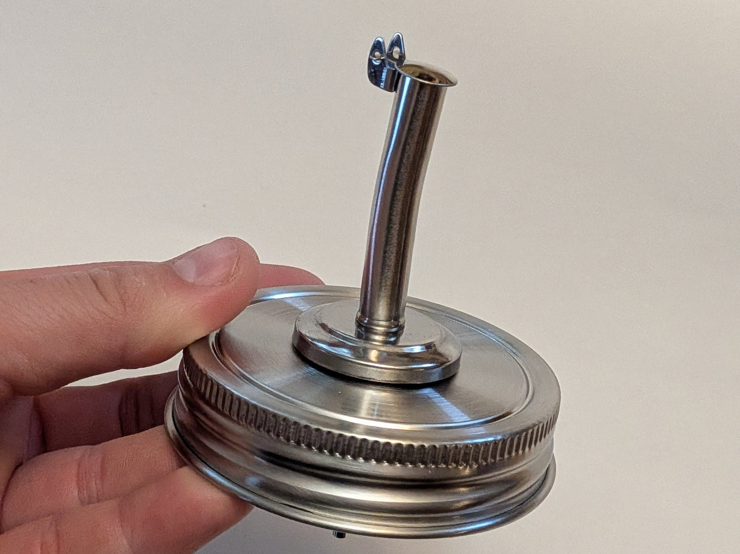 Mason Jar - Self closing pour spout