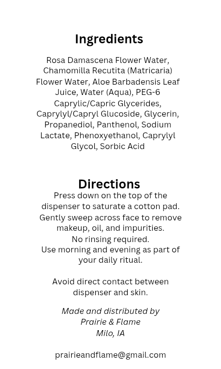 Botanical Cleansing Water