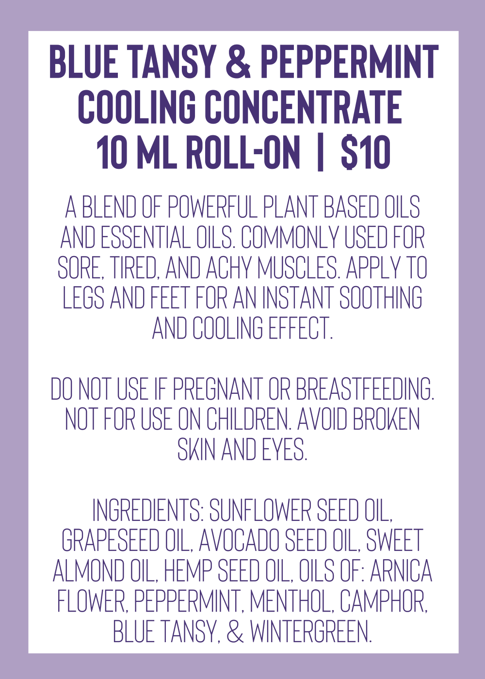 Cooling Roll-On