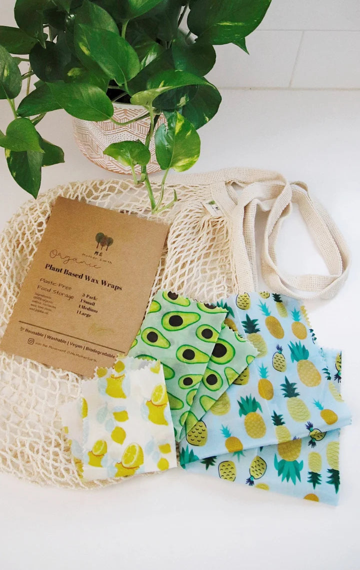Plant Based Wax Food Wraps 3-Pack