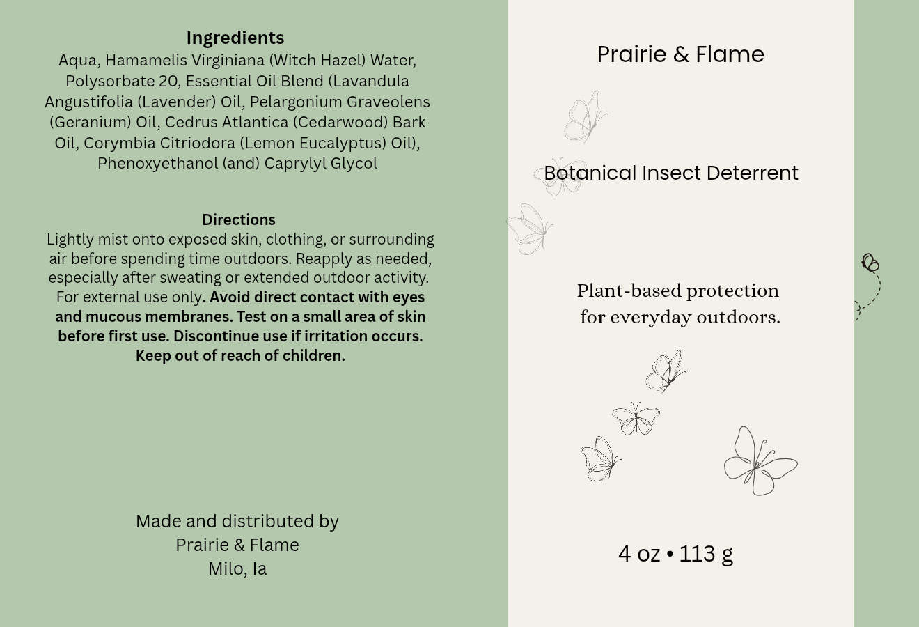 Botanical Insect Deterrent