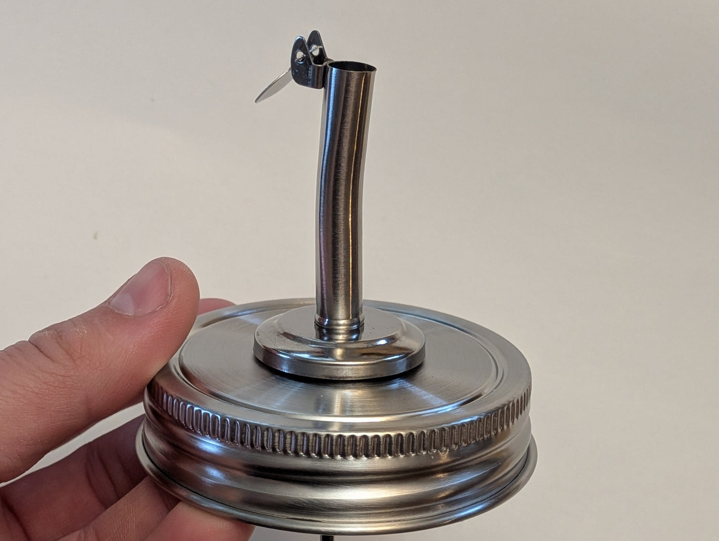 Mason Jar - Self closing pour spout