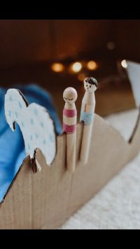 Wooden Doll Clothespins 24 Pack